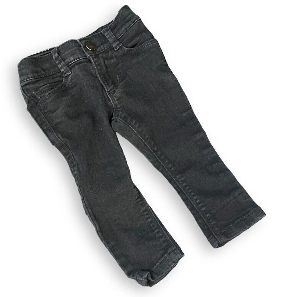 Old Navy Skinny Leg Jeans Baby 12-18 Months Black Unisex Casual Pockets Academia